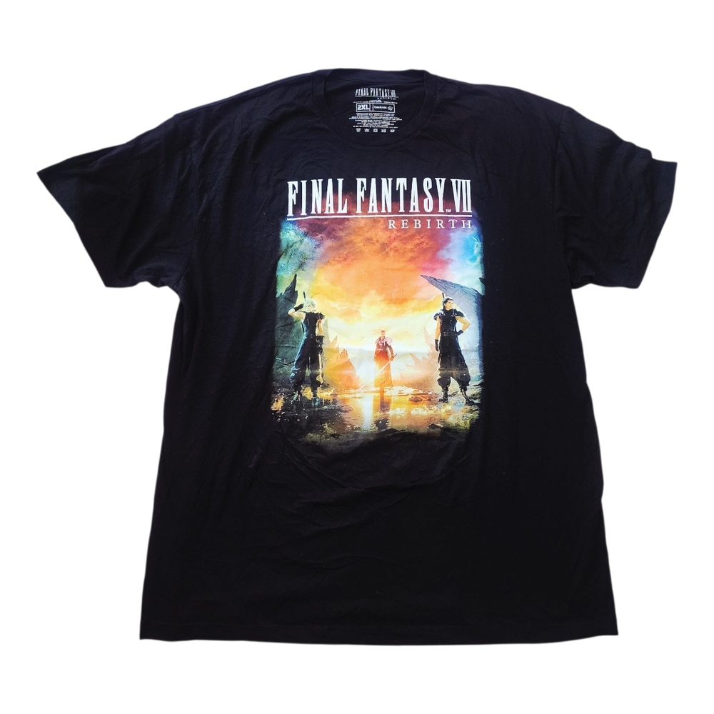 Final Fantasy VII Rebirth Black T-Shirt Unisex